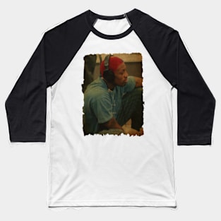 Dennis Rodman New Hair Vintage Baseball T-Shirt